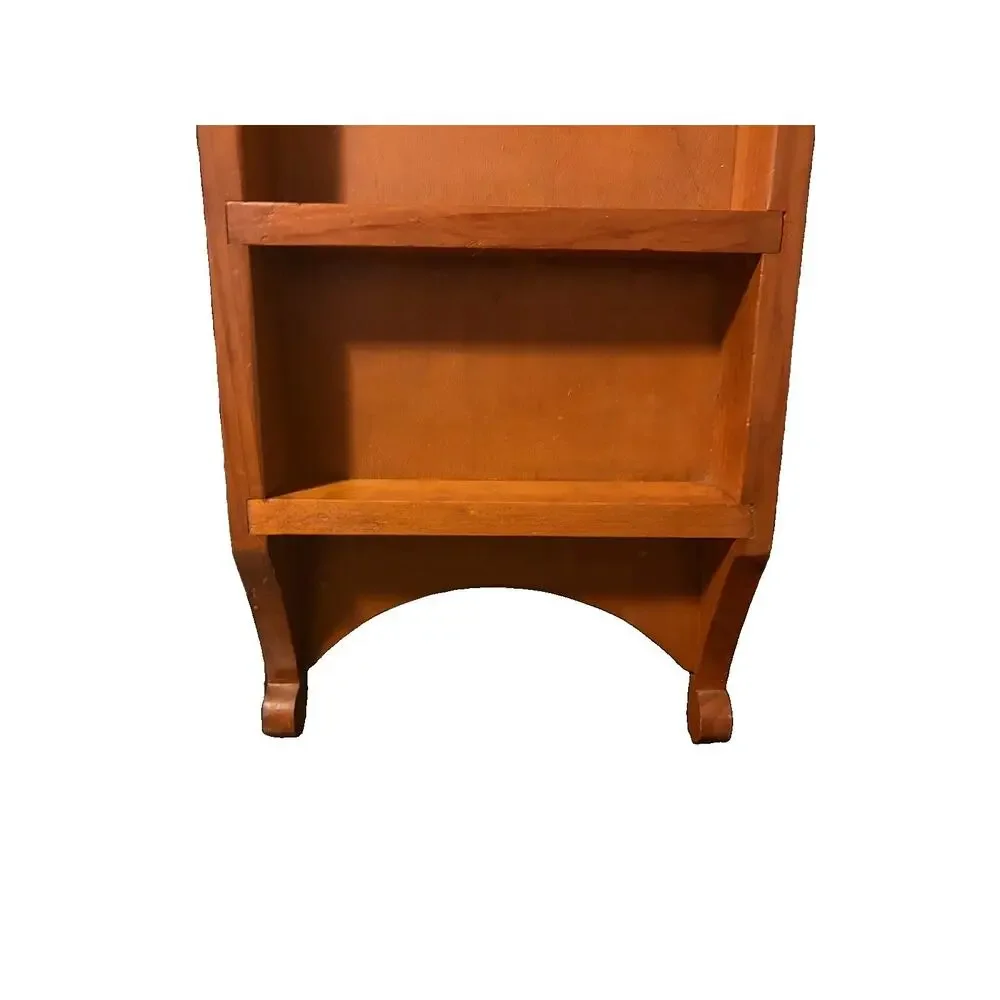 Vintage 3 Tiered Folk Art Decorative Shelf For Spices Or Figurines {Primitive)